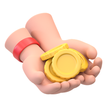 Coin Pay  3D Icon