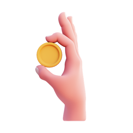 Coin Payment  3D Icon