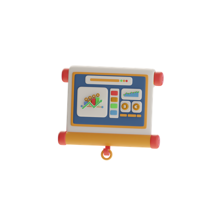 Coin Performance Presentation  3D Icon
