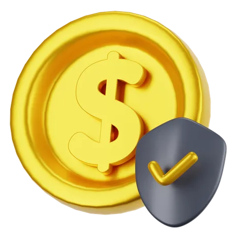 Coin Safety  3D Icon