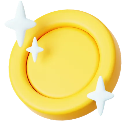 Coin Shine  3D Icon