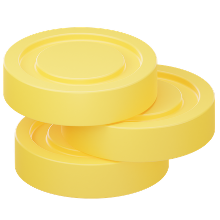 Coin Stack  3D Icon