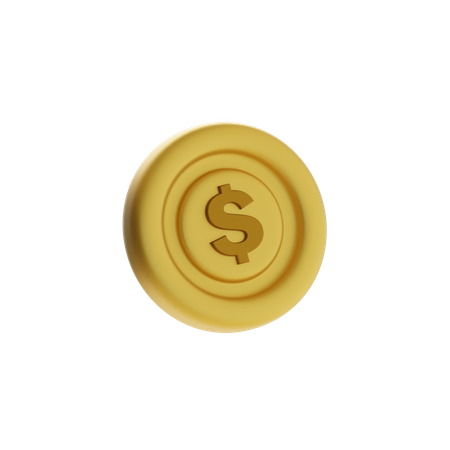 Coin Stack  3D Icon