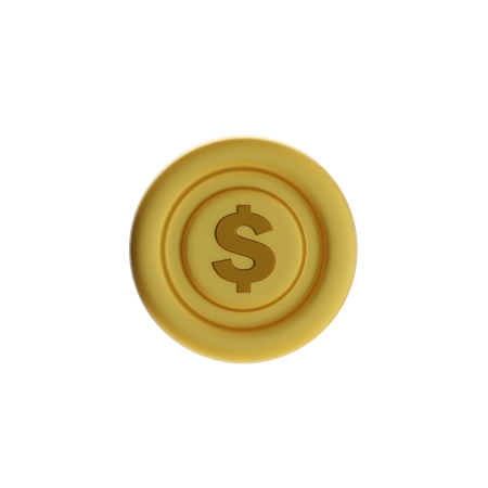 Coin Stack  3D Icon