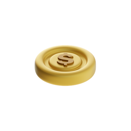 Coin Stack  3D Icon