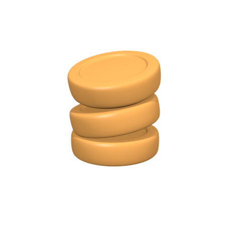 Coin stack  3D Illustration