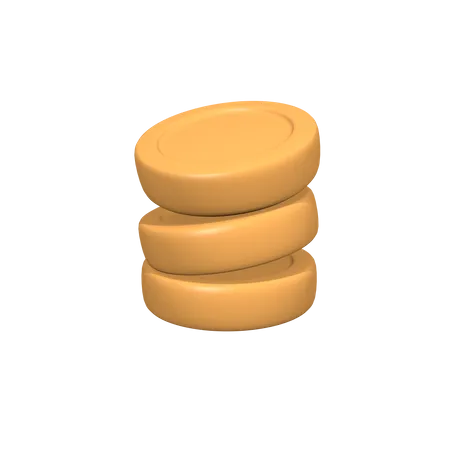 Coin stack  3D Illustration