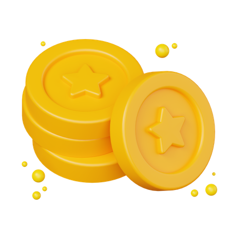 Coin Stack  3D Illustration