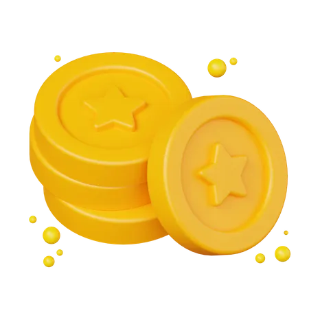 Coin Stack  3D Illustration