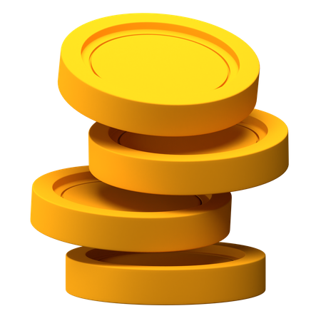 Coin Stack  3D Illustration