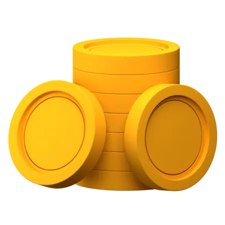 Coin Stack  3D Illustration