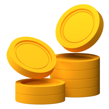 Coin Stack  3D Illustration