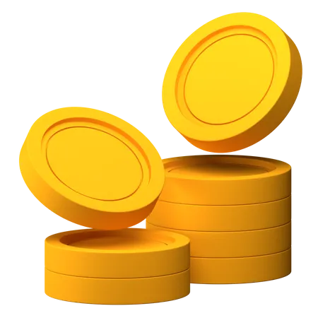 Coin Stack  3D Illustration