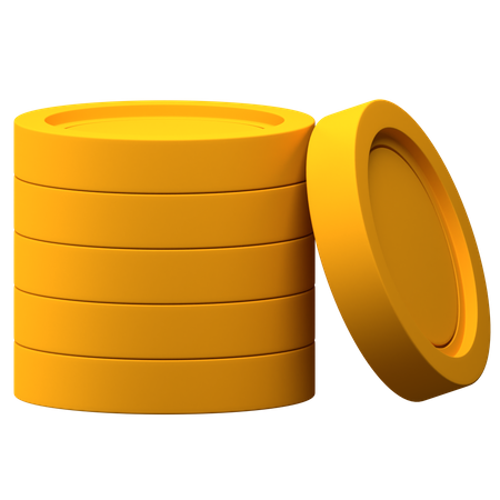 Coin Stack  3D Illustration