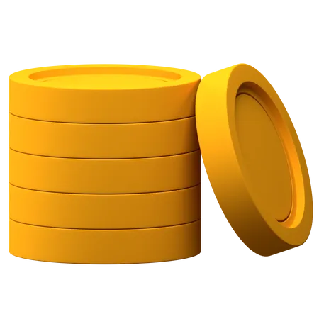 Coin Stack  3D Illustration