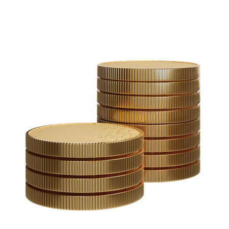 Coin Stack  3D Illustration