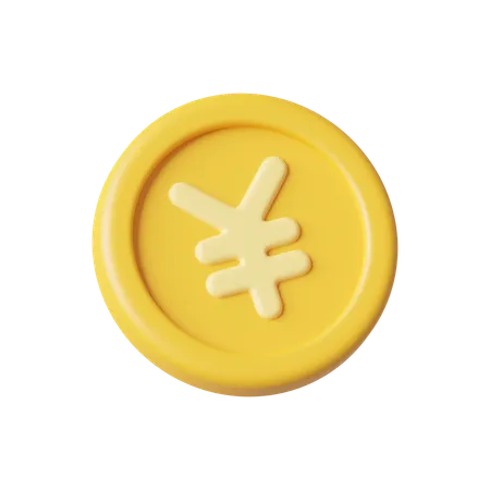 Coin Yen  3D Icon