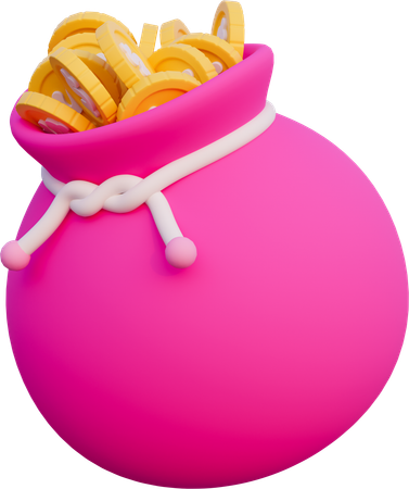 Coinbag  3D Icon