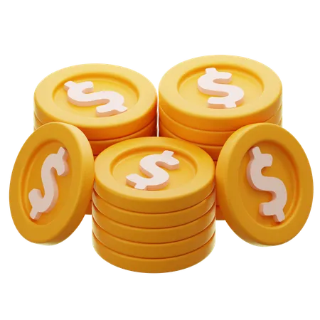 COINS  3D Icon