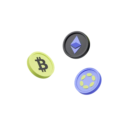 Coins  3D Icon