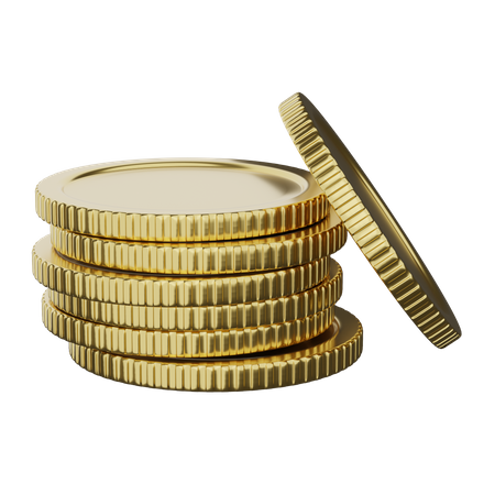 Coins  3D Icon