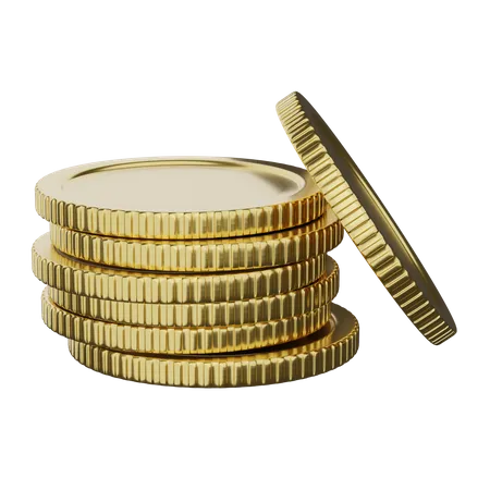 Coins  3D Icon