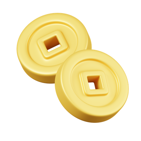 Coins  3D Icon