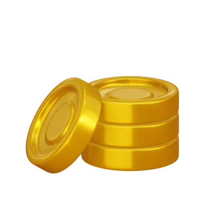 Coins  3D Icon