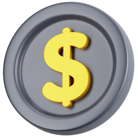 Coins  3D Icon