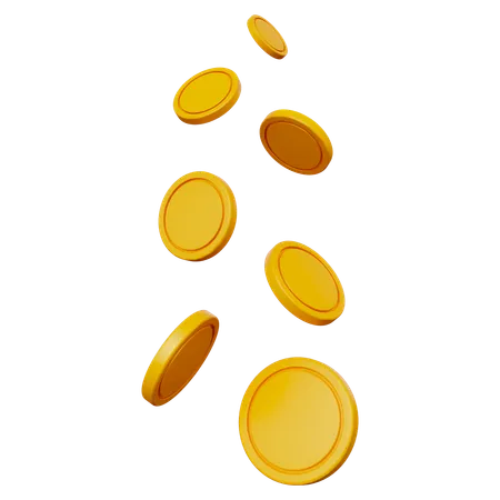 Coins  3D Icon