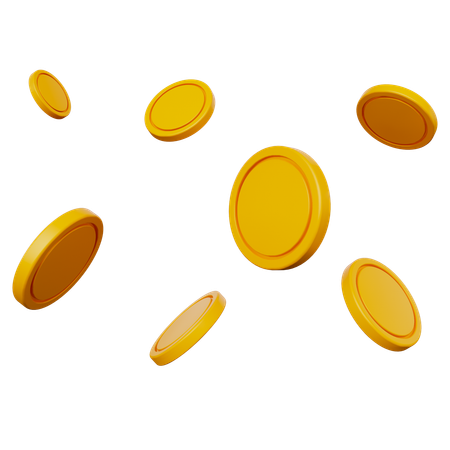 Coins  3D Icon