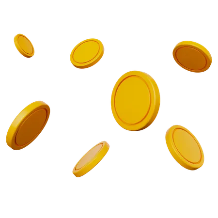 Coins  3D Icon