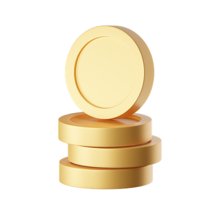 Coins  3D Icon