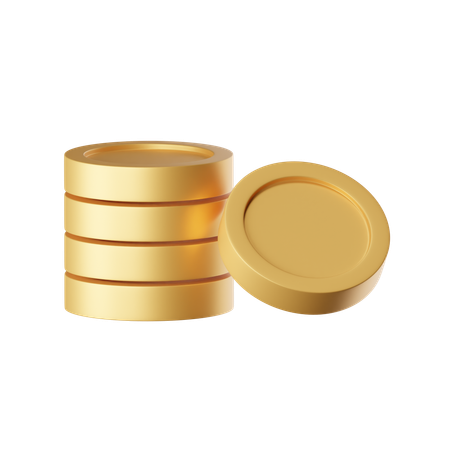 Coins  3D Icon