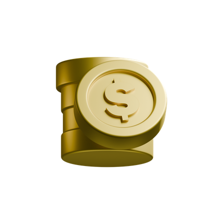 Coins  3D Icon