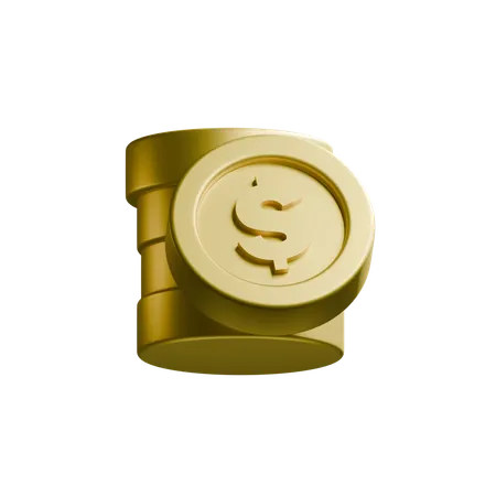 Coins  3D Icon