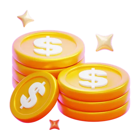 COINS  3D Icon