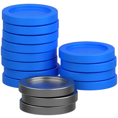 Coins  3D Icon