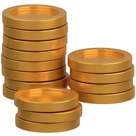 Coins  3D Icon