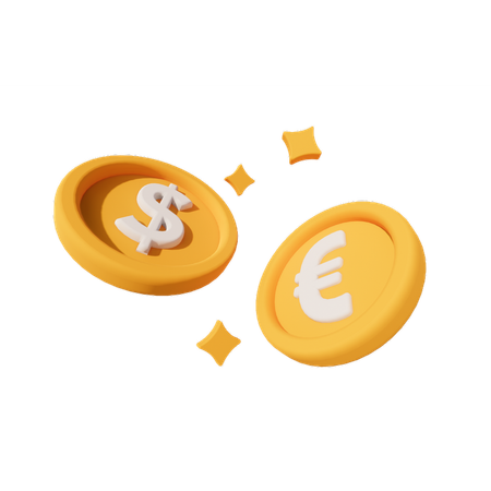 Coins  3D Icon