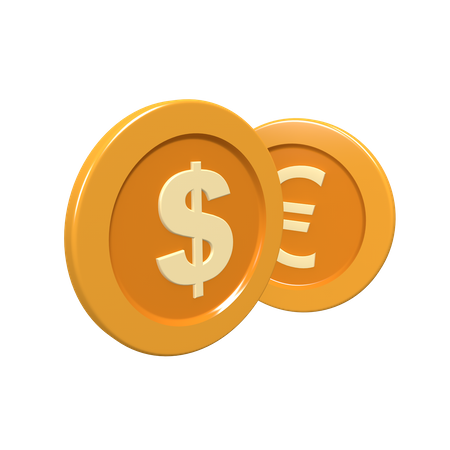 Coins  3D Icon