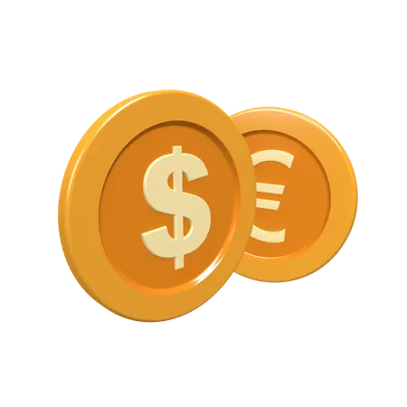 Coins  3D Icon