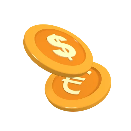 Coins  3D Icon