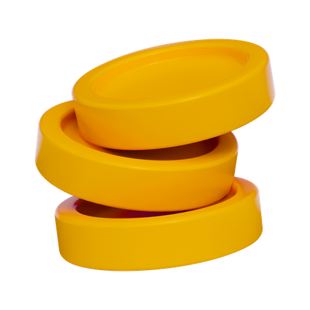 Coins  3D Icon