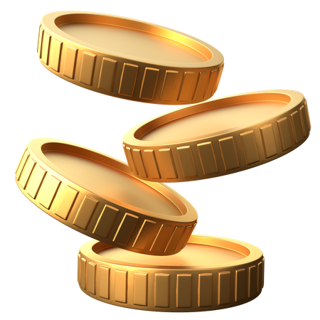 Coins  3D Icon