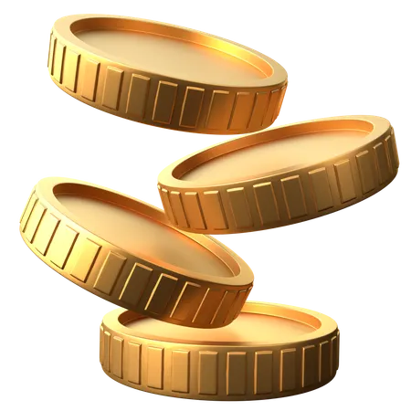 Coins  3D Icon