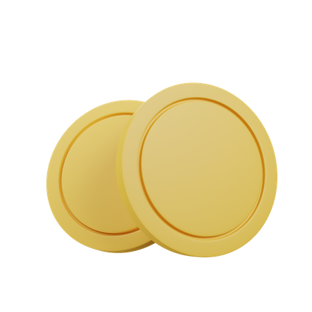 Coins  3D Icon