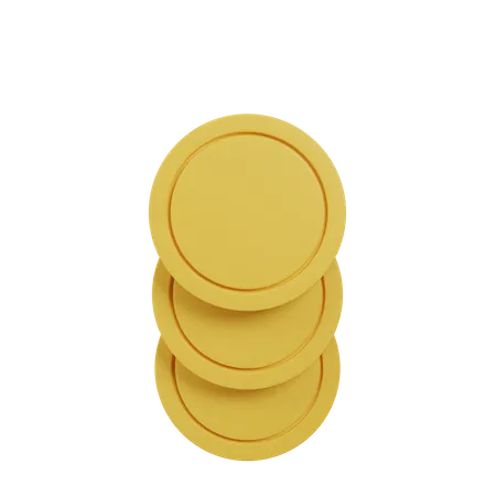 Coins  3D Icon