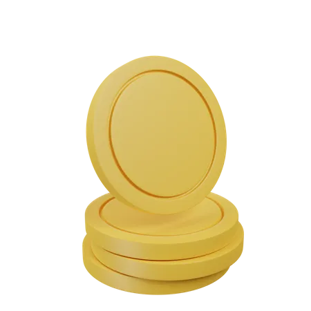 Coins  3D Icon