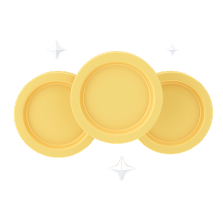 Coins  3D Icon